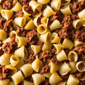 Pasta Shells With Ground Beef