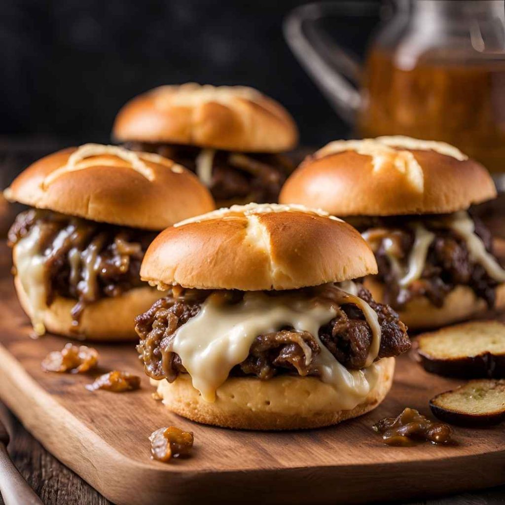 Philly Cheesecake Sliders