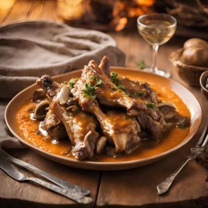 Turkey Wings With Mushroom Gravy