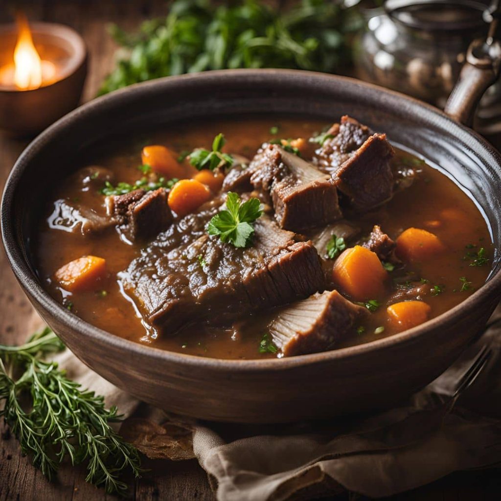 Beef short rib stew