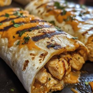 Delicious Chipotle Ranch Grilled Chicken Burrito