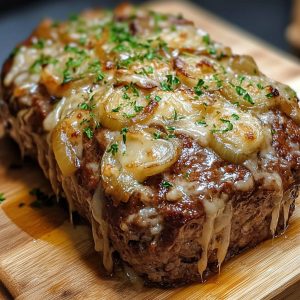 French Onion Meatloaf