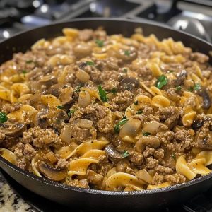 Ground Beef Stroganoff