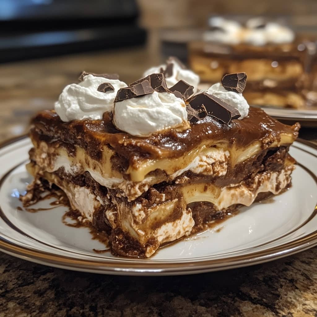 Hot Chocolate Lasagna