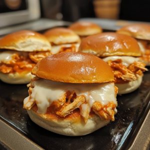 Spicy Buffalo Chicken Sliders