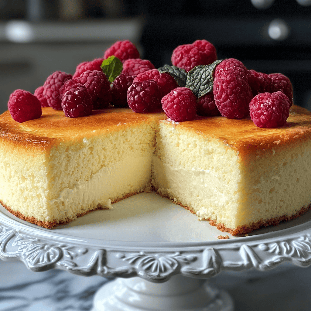 3 Ingredient Creamy Yogurt Cake (No Flour, Butter or Oil)