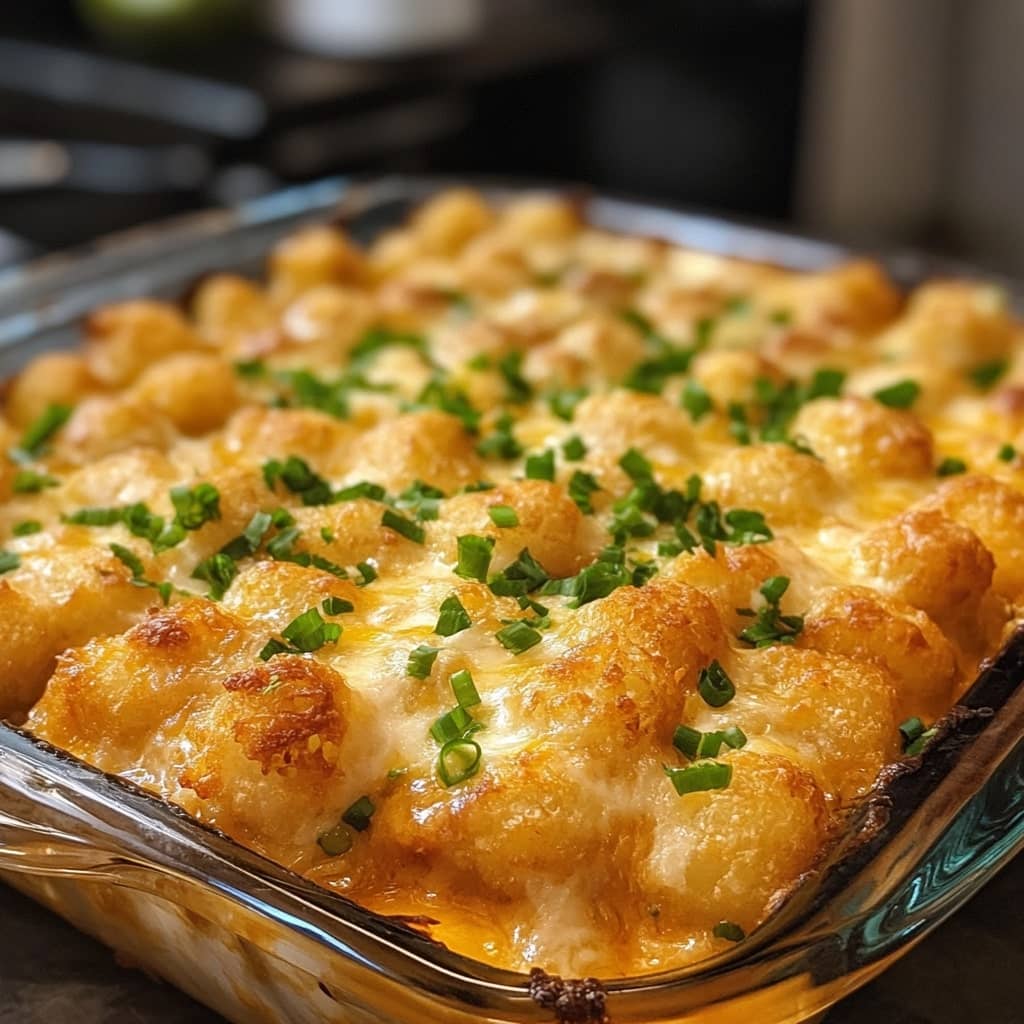 Delicious Chicken Tater Tot Casserole