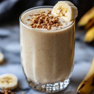 Gut Healthy Bananas Foster Smoothie