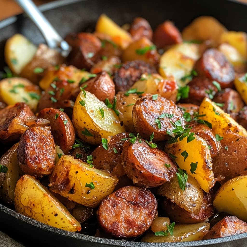 Hearty Smoked Sausage and Potatoes Skillet