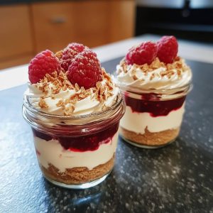 High Protein Cheesecake Jars