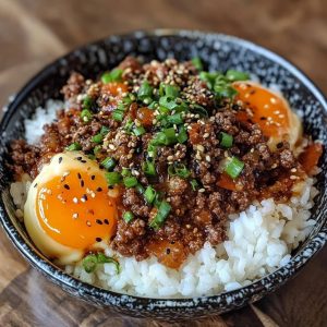 Korean Ground Beef Bowl