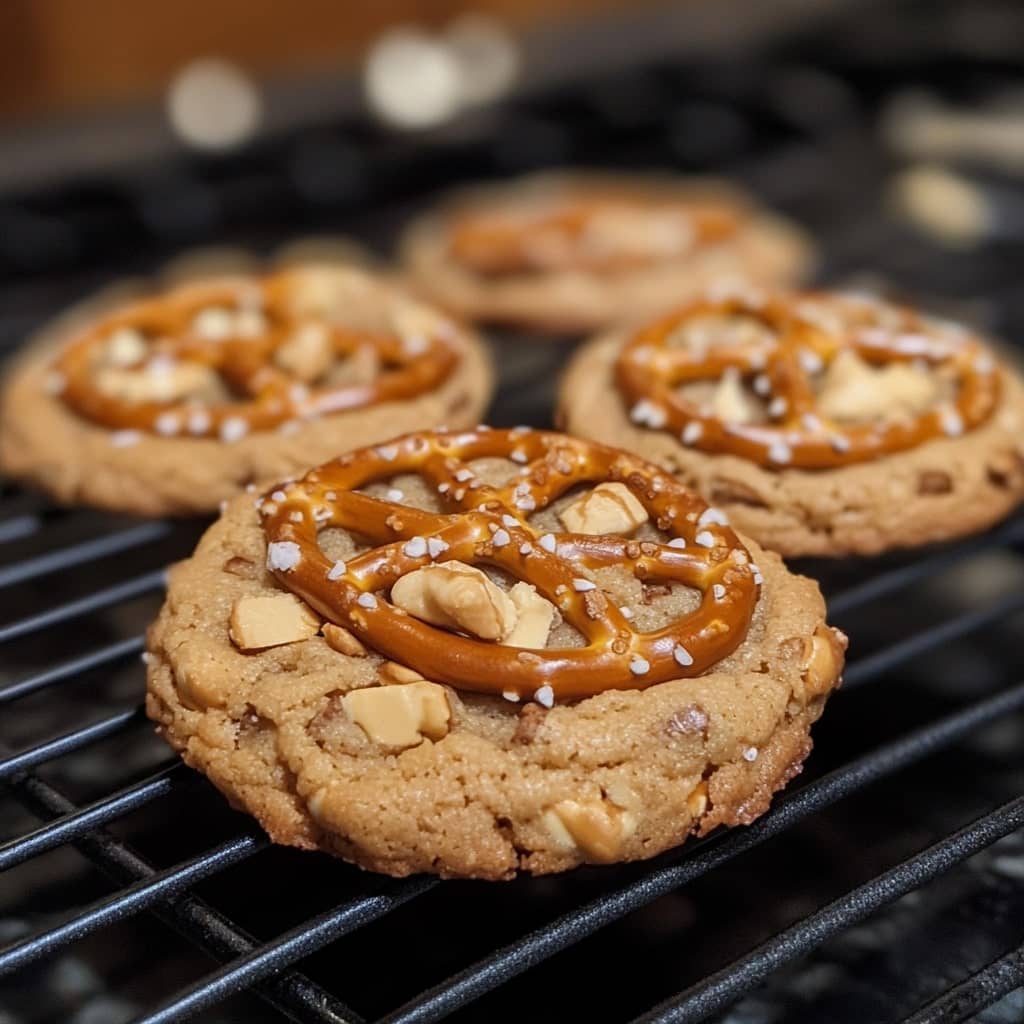 Peanut Butter Pretzel Cookies