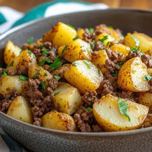 Savory Ground Beef and Potatoes Recipe