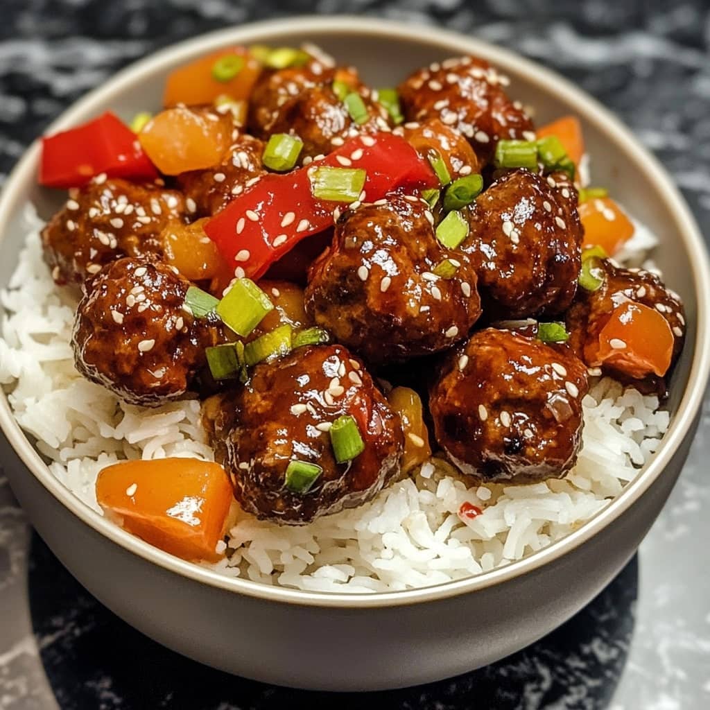 Sweet And Sour Meatballs