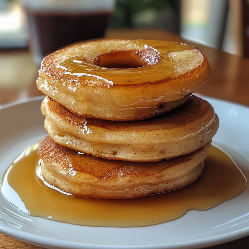 apple ring pancakes