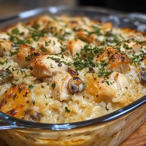 Angel Chicken Rice Casserole