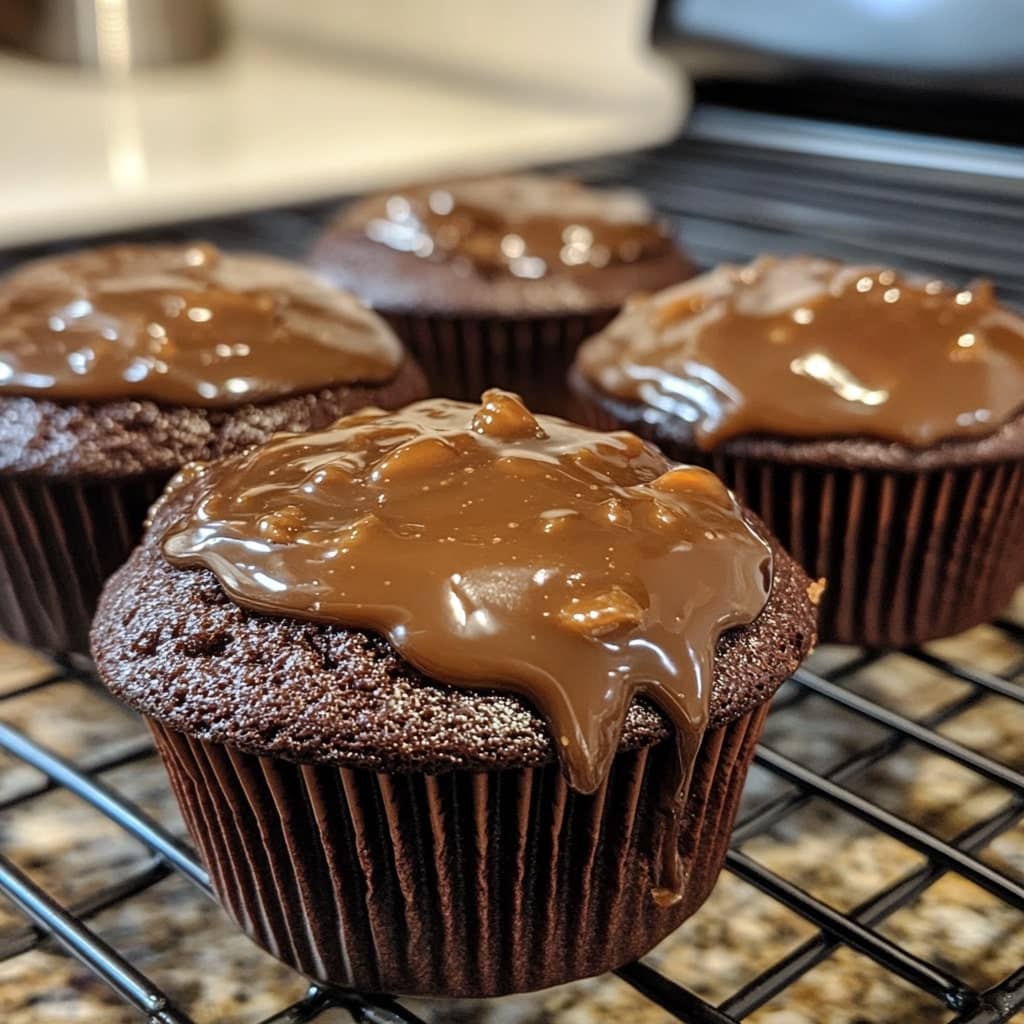 Caramel Chocolate Cupcakes