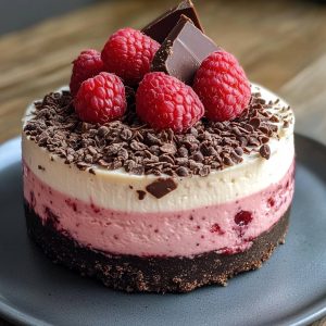 Chocolate Raspberry Cheesecake