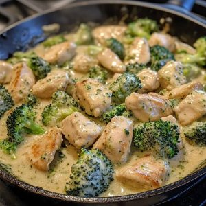 Creamy Chicken and Broccoli Skillet