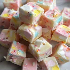 Easy Fruity Marshmallow Fudge