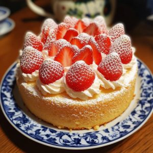 Japanese Strawberry Sponge Cake