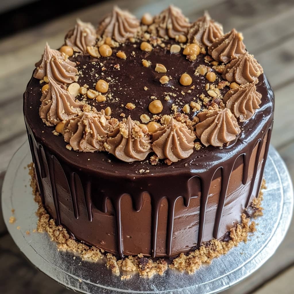 Chocolate Peanut Butter Cake