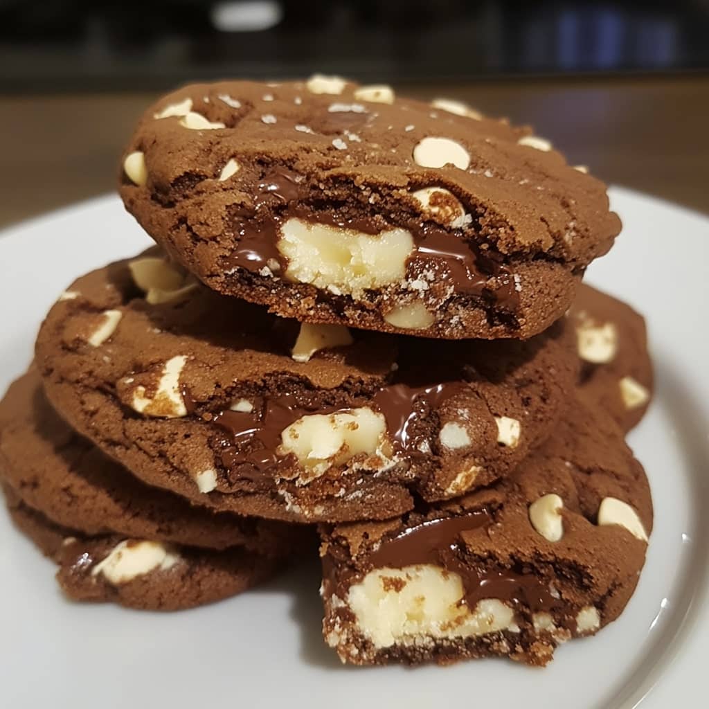 Double chocolate chip cookies
