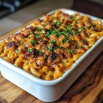 High Protein Honey BBQ Chicken Mac & Cheese