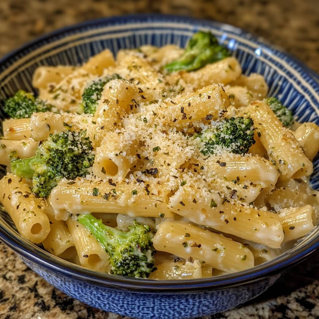 One-Pot Broccoli Alfredo Pasta