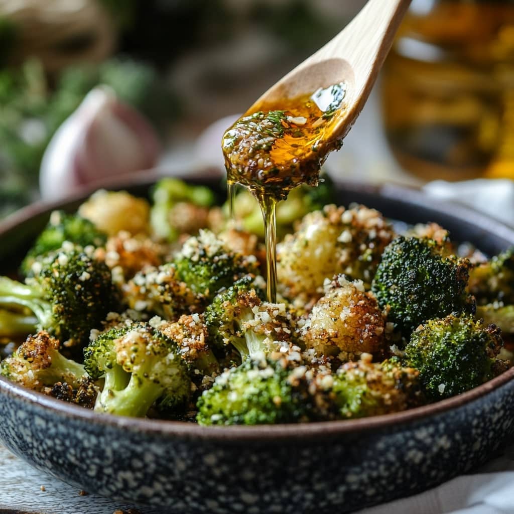 roasted broccoli with olive oil