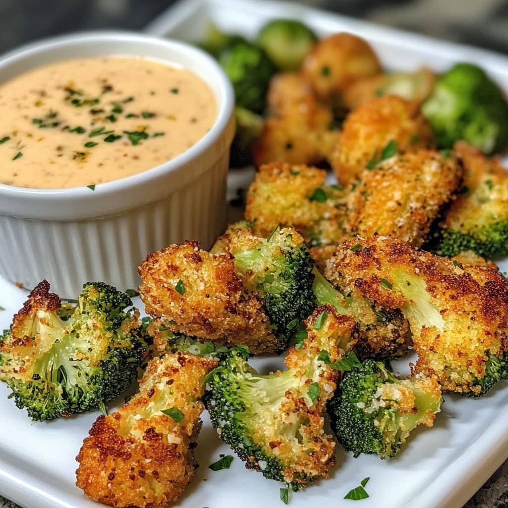 5-Minute Air Fryer Garlic Parmesan Broccoli