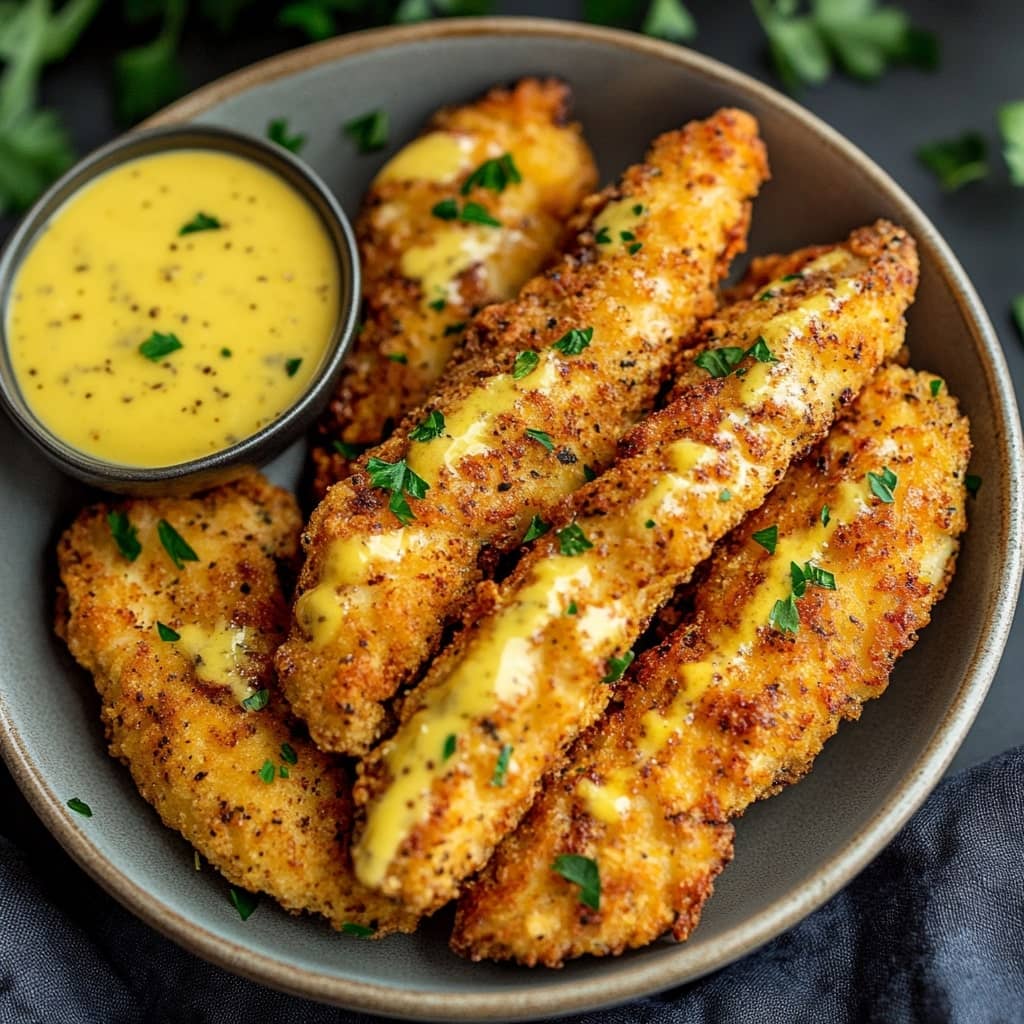 Baked crispy chicken tenders