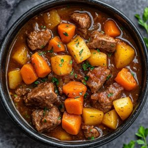 Beef Stew with Carrots and Potatoes
