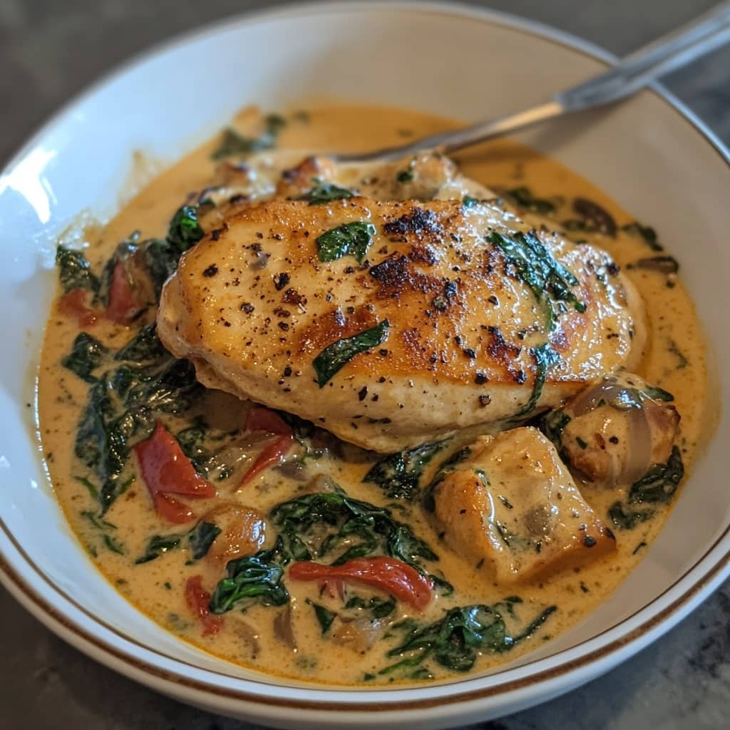 Creamy tuscan chicken