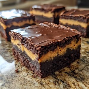 Easy Buckeye Brownies Recipe