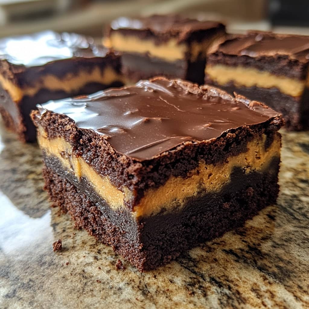 Easy Buckeye Brownies Recipe