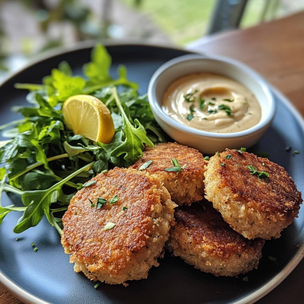 Easy Crab Cakes with Lemon Aioli