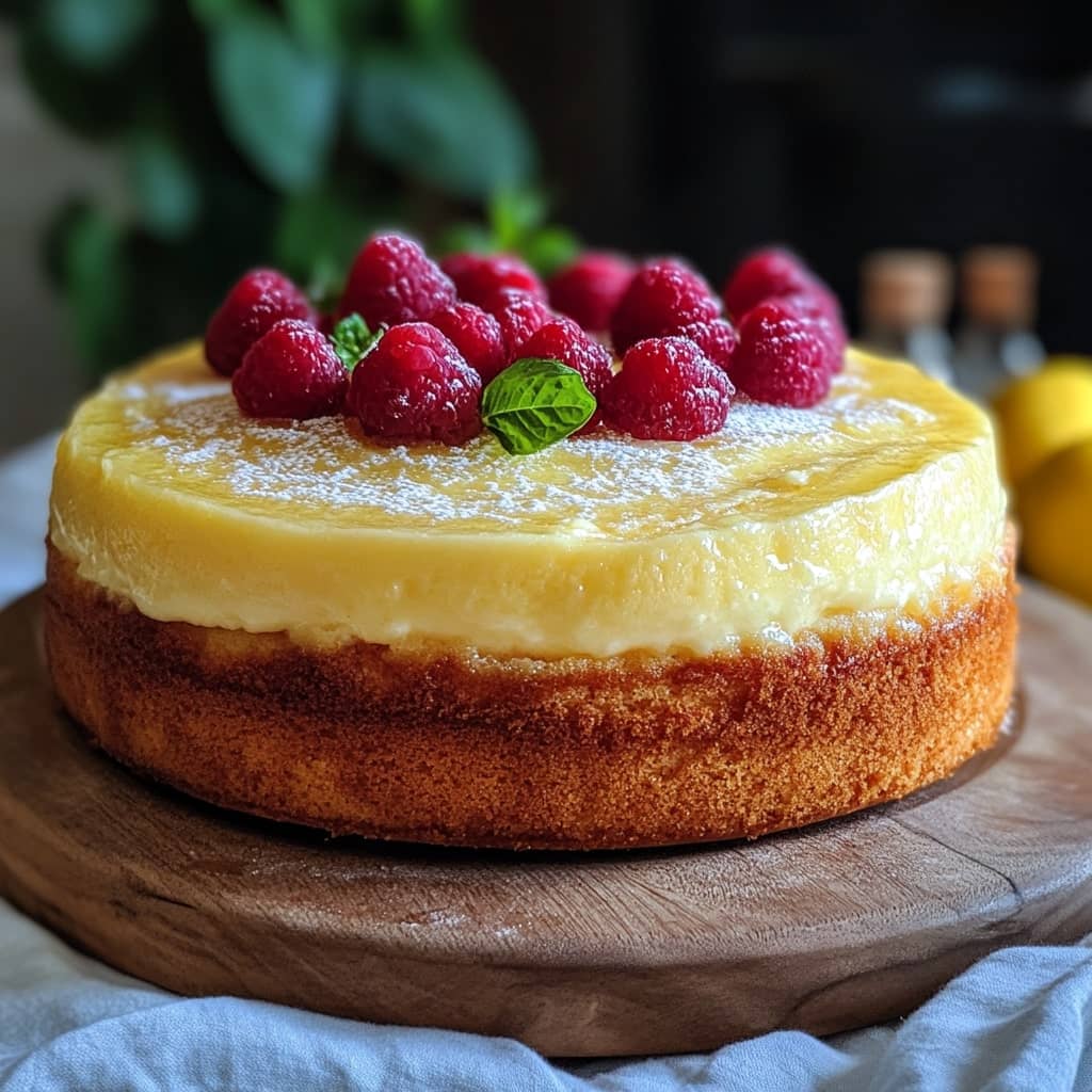 Fluffy Italian Lemon Yogurt Cake