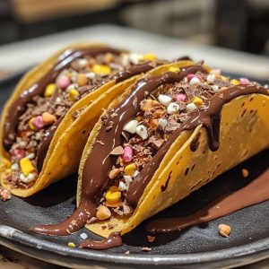 Homemade Choco Tacos