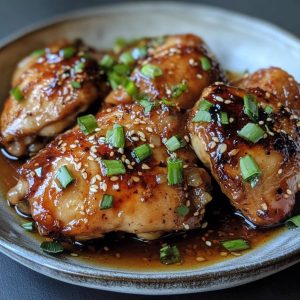 Honey Garlic Glazed Chicken