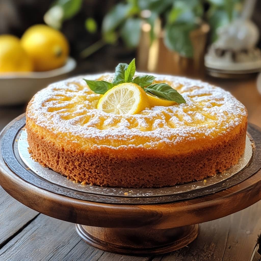 Traditional Italian Lemon Ricotta Cake