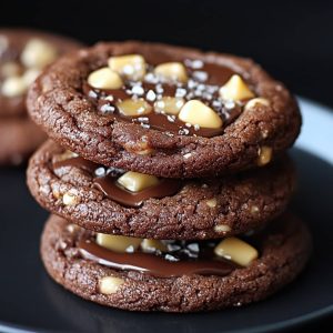 Salted Caramel Chocolate Cookies That Break the Internet