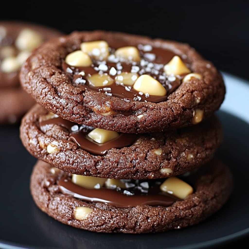 Salted Caramel Chocolate Cookies That Break the Internet
