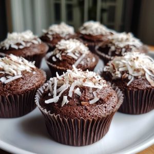 Vegan Chocolate Cupcakes with Coconut Frosting
