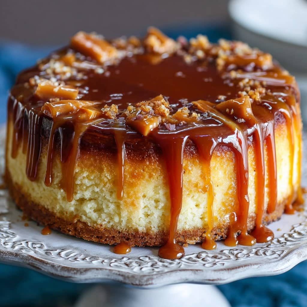 5-Ingredient Magic Caramel Cake