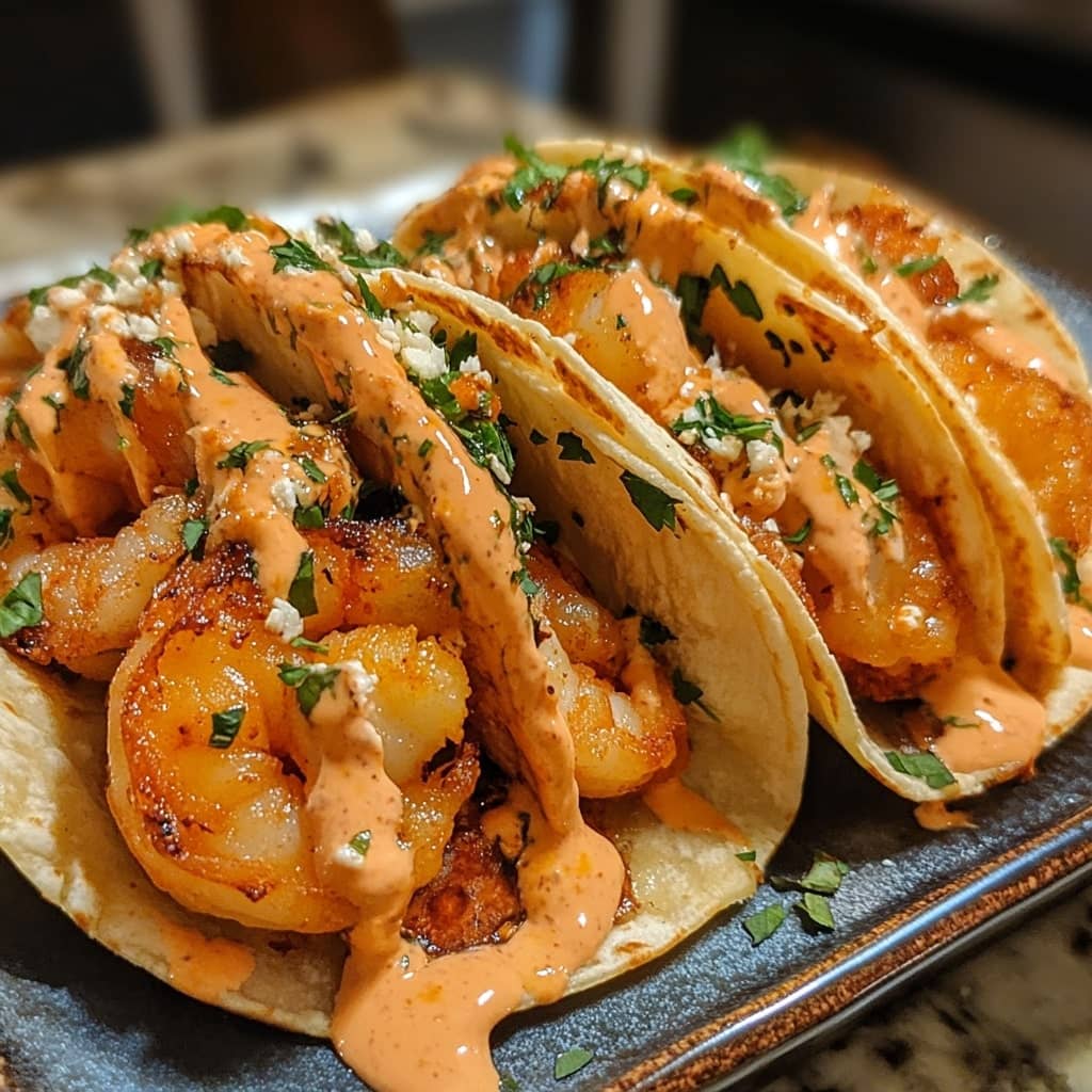 Bang Bang Shrimp Tacos