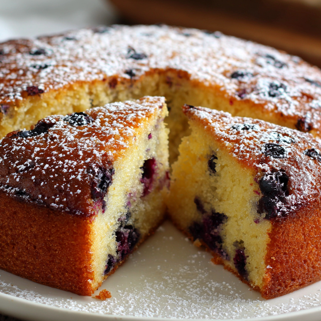 Blueberry Ricotta Cake – Moist and Light!