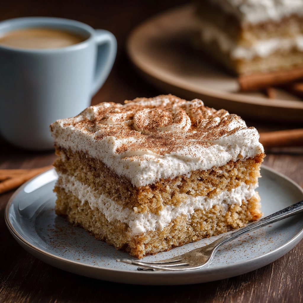 Cinnamon Churro Sheet Cake with Cream Cheese Frosting