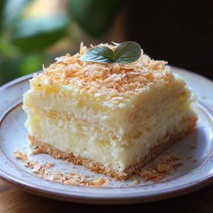 Coconut Custard Cake