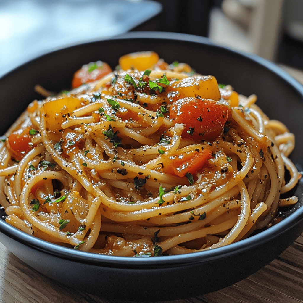 Double Sauce Spaghetti Delight